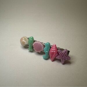 Hand Crafted Colorful Sea-Themed Hair Clip